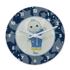 Personalised Moon and Me Moon Baby Glass Clock